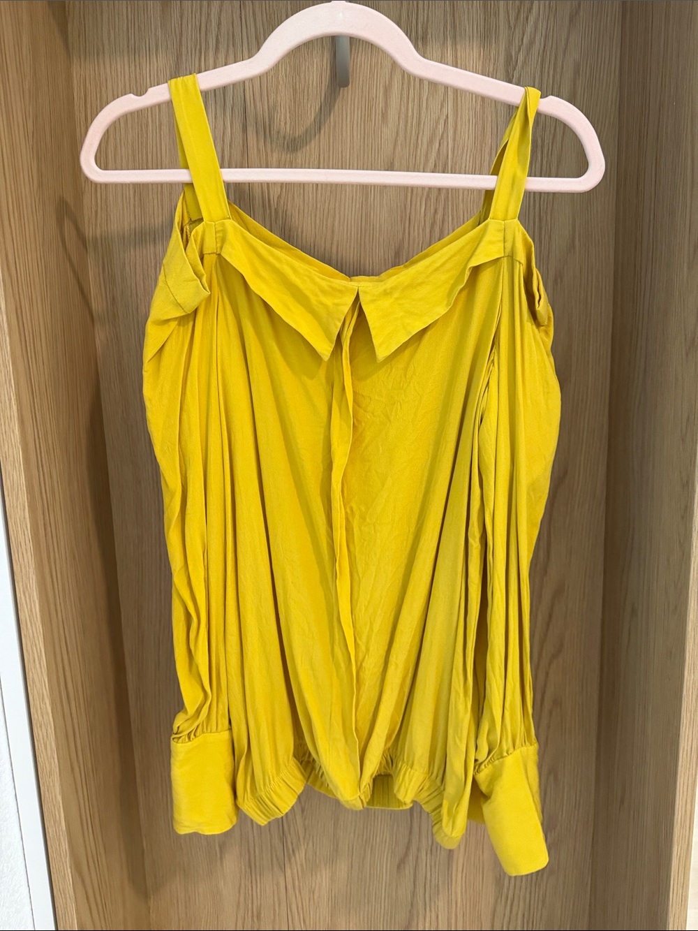 100% Silk Women's off the shoulder Top